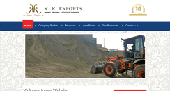Desktop Screenshot of kkexports.com